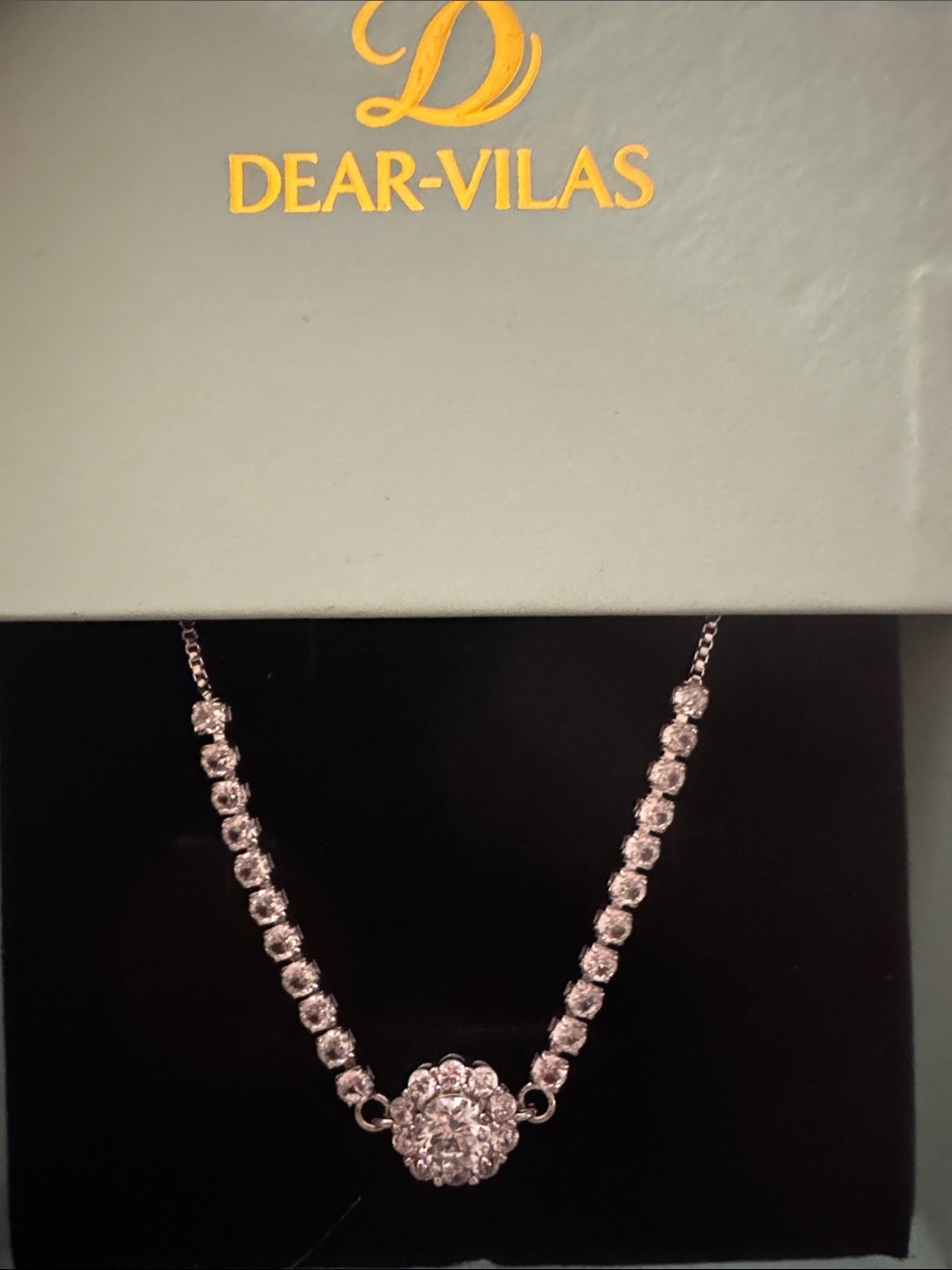 Pink Crystal Tennis Bracelet